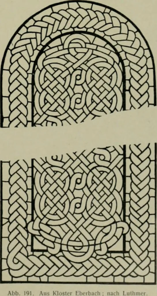 An illustration from Die rheinischen Glasmalereien vom 12. bis zum 16. Jahrhundert, 1912, leaf 176