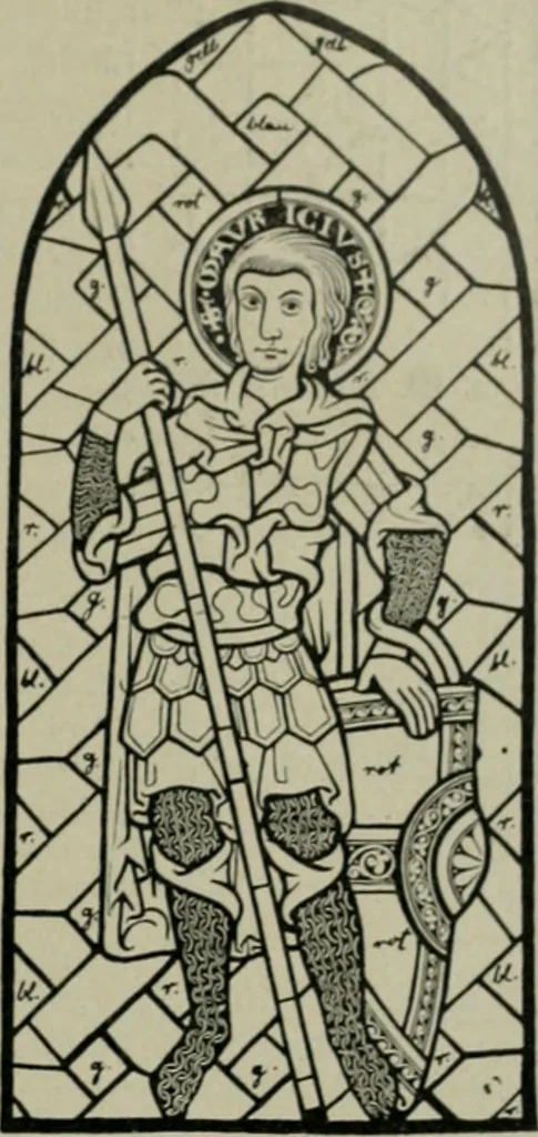 An illustration from Die rheinischen Glasmalereien vom 12. bis zum 16. Jahrhundert, 1912, leaf 178