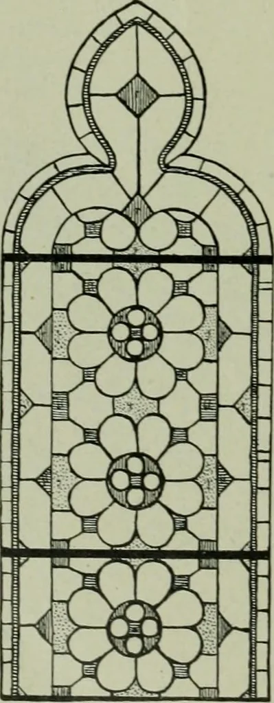 An illustration from Die rheinischen Glasmalereien vom 12. bis zum 16. Jahrhundert, 1912, leaf 179