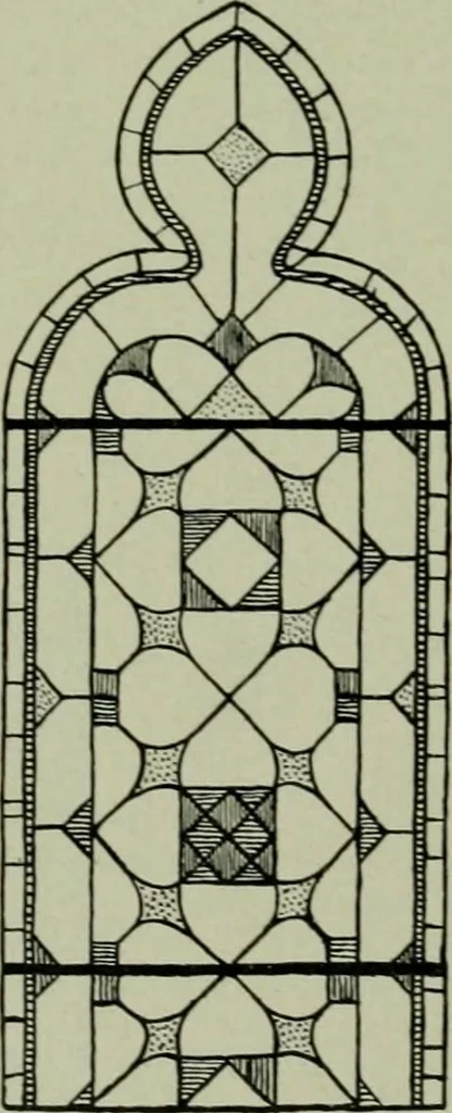 An illustration from Die rheinischen Glasmalereien vom 12. bis zum 16. Jahrhundert, 1912, leaf 179