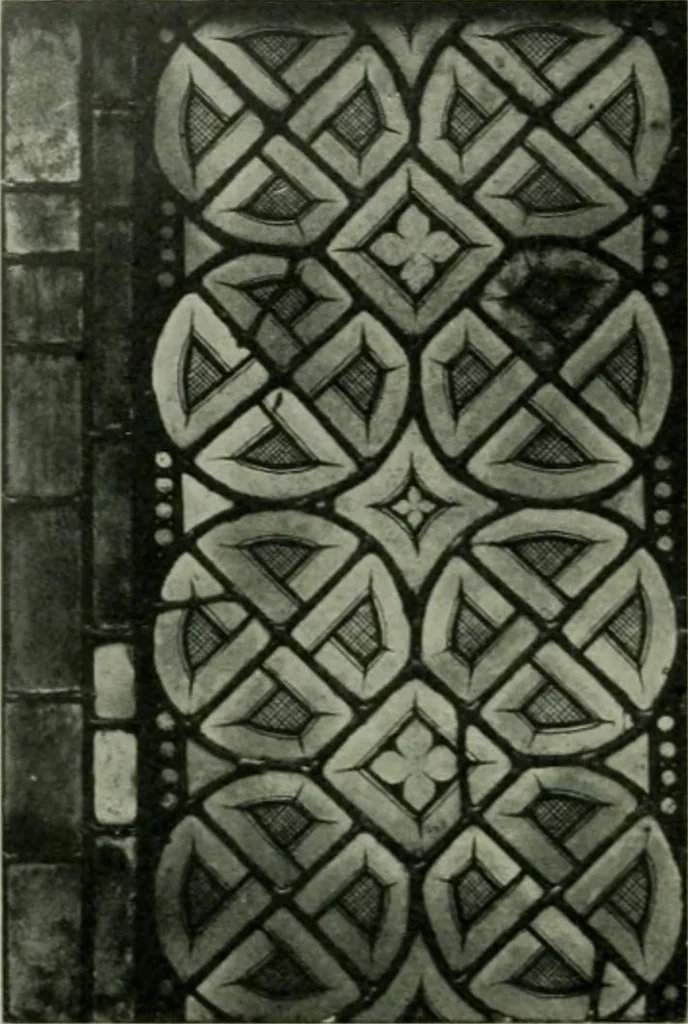 An illustration from Die rheinischen Glasmalereien vom 12. bis zum 16. Jahrhundert, 1912, leaf 181