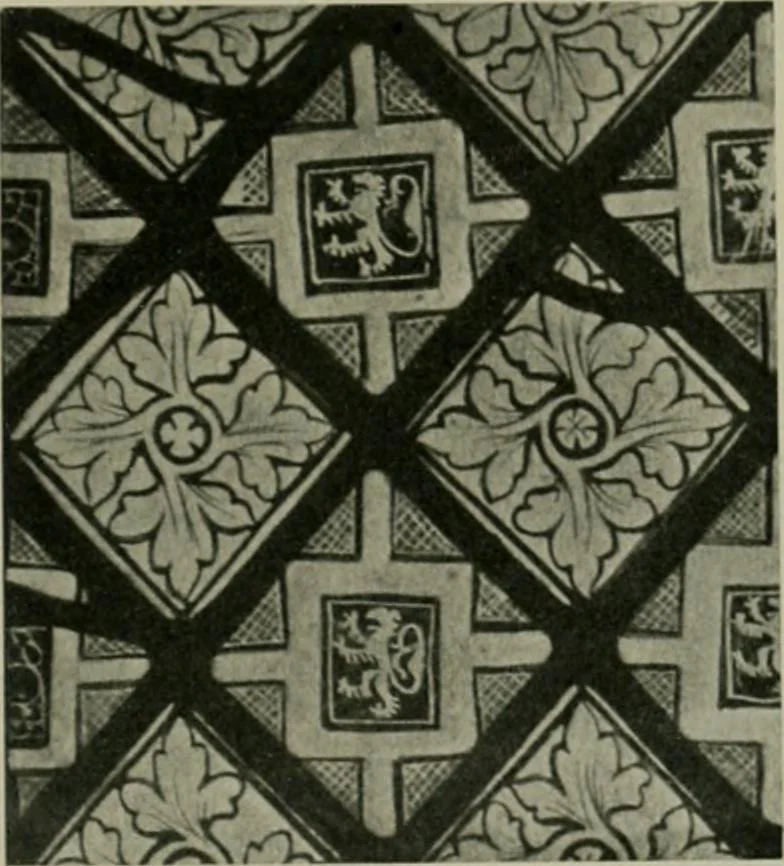 An illustration from Die rheinischen Glasmalereien vom 12. bis zum 16. Jahrhundert, 1912, leaf 182