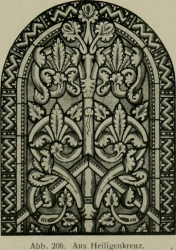 An illustration from Die rheinischen Glasmalereien vom 12. bis zum 16. Jahrhundert, 1912, leaf 182