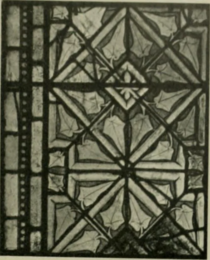An illustration from Die rheinischen Glasmalereien vom 12. bis zum 16. Jahrhundert, 1912, leaf 184