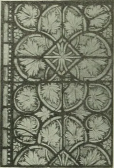 An illustration from Die rheinischen Glasmalereien vom 12. bis zum 16. Jahrhundert, 1912, leaf 185