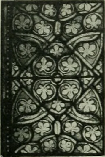 An illustration from Die rheinischen Glasmalereien vom 12. bis zum 16. Jahrhundert, 1912, leaf 185