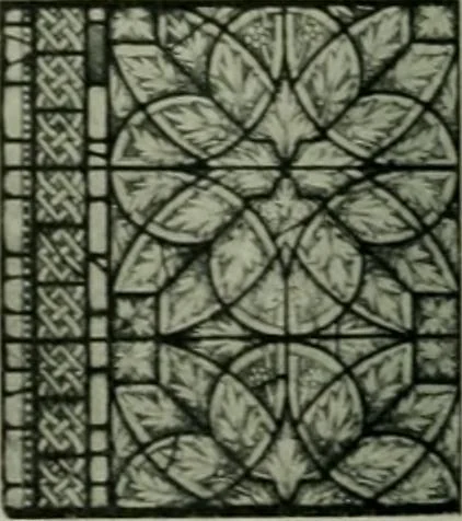 An illustration from Die rheinischen Glasmalereien vom 12. bis zum 16. Jahrhundert, 1912, leaf 185