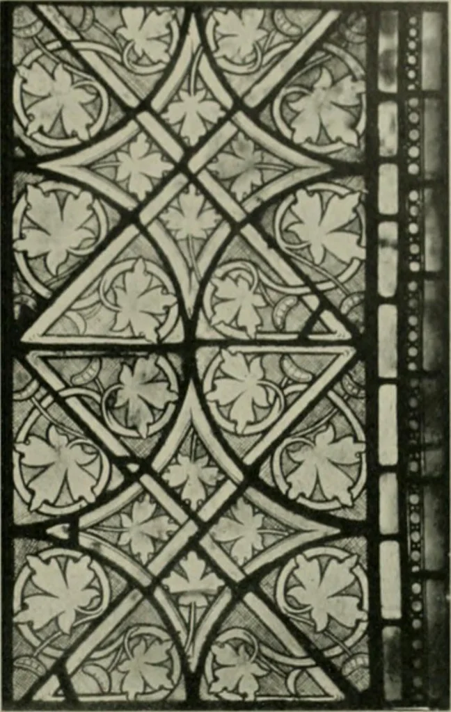 An illustration from Die rheinischen Glasmalereien vom 12. bis zum 16. Jahrhundert, 1912, leaf 186