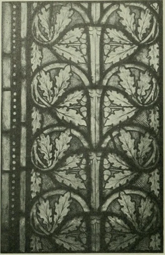 An illustration from Die rheinischen Glasmalereien vom 12. bis zum 16. Jahrhundert, 1912, leaf 187