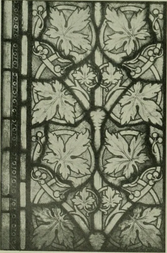 An illustration from Die rheinischen Glasmalereien vom 12. bis zum 16. Jahrhundert, 1912, leaf 187