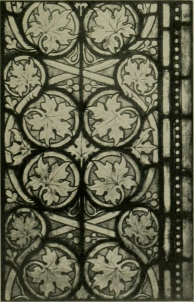 An illustration from Die rheinischen Glasmalereien vom 12. bis zum 16. Jahrhundert, 1912, leaf 188