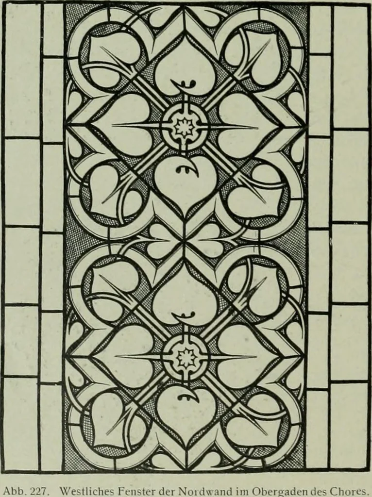 An illustration from Die rheinischen Glasmalereien vom 12. bis zum 16. Jahrhundert, 1912, leaf 189