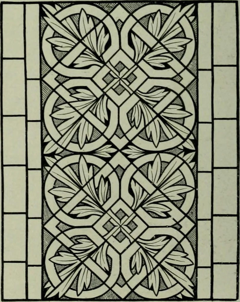 An illustration from Die rheinischen Glasmalereien vom 12. bis zum 16. Jahrhundert, 1912, leaf 189