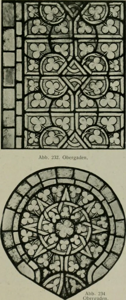 An illustration from Die rheinischen Glasmalereien vom 12. bis zum 16. Jahrhundert, 1912, leaf 190