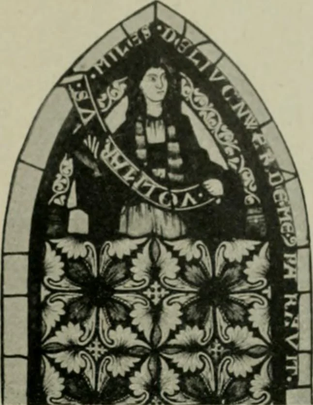 An illustration from Die rheinischen Glasmalereien vom 12. bis zum 16. Jahrhundert, 1912, leaf 192