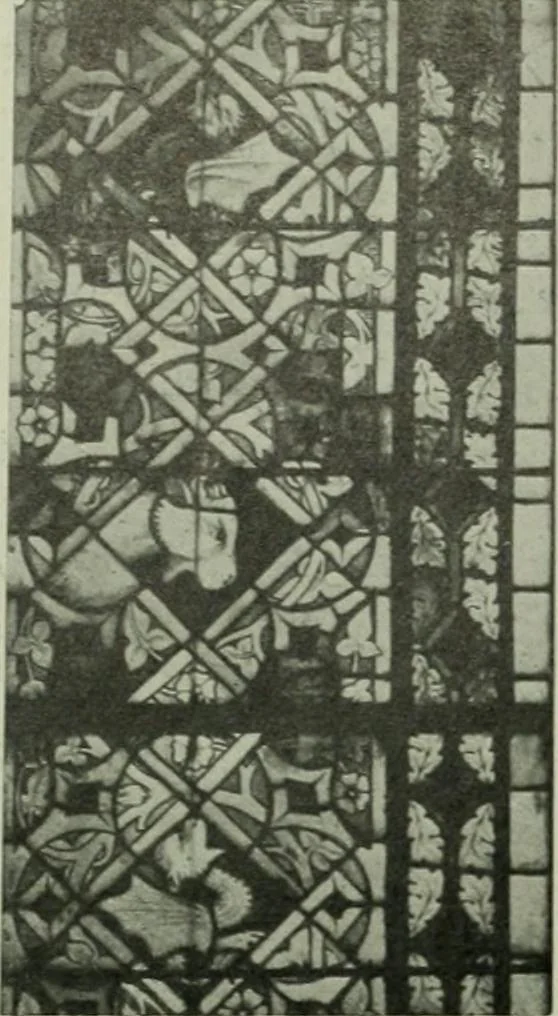 An illustration from Die rheinischen Glasmalereien vom 12. bis zum 16. Jahrhundert, 1912, leaf 193
