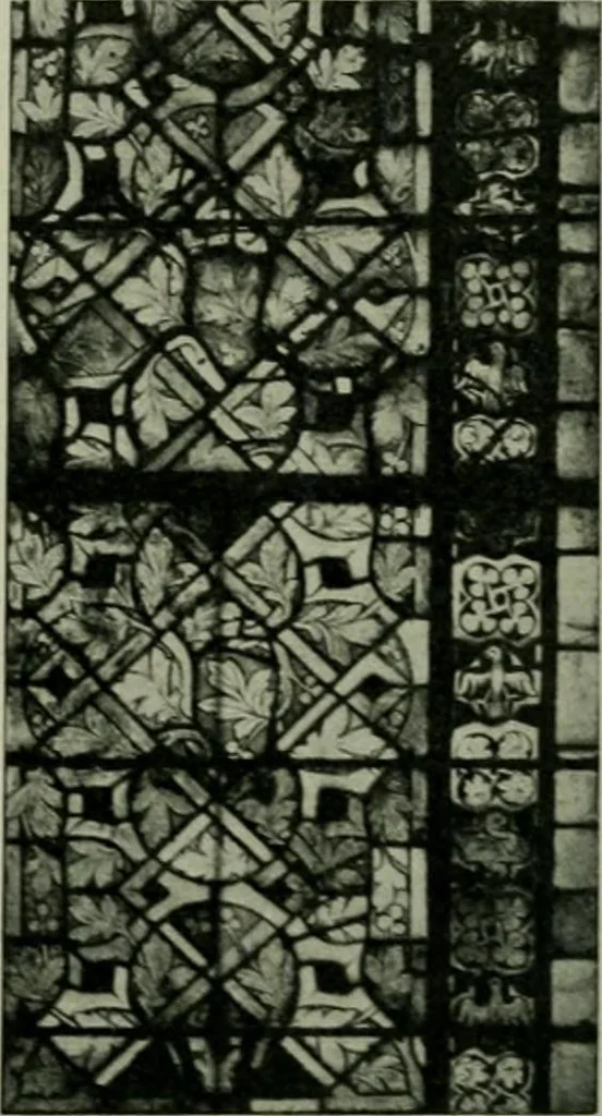 An illustration from Die rheinischen Glasmalereien vom 12. bis zum 16. Jahrhundert, 1912, leaf 193