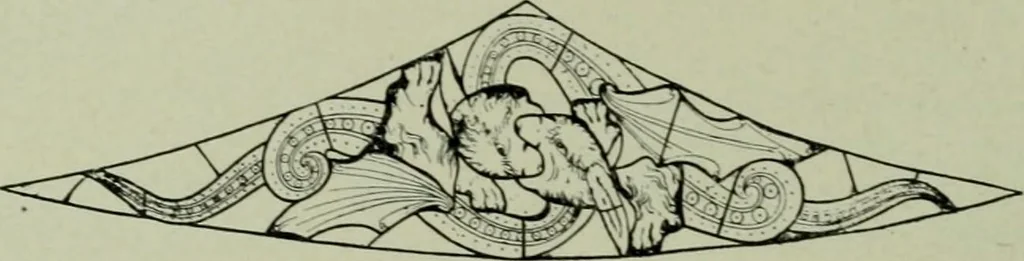 An illustration from Die rheinischen Glasmalereien vom 12. bis zum 16. Jahrhundert, 1912, leaf 193