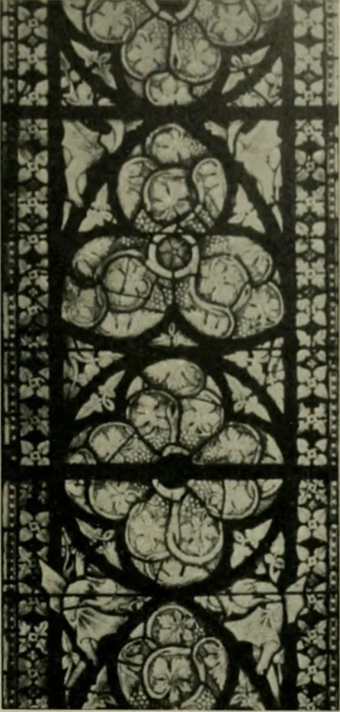 An illustration from Die rheinischen Glasmalereien vom 12. bis zum 16. Jahrhundert, 1912, leaf 194