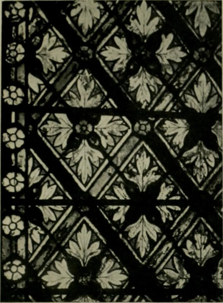 An illustration from Die rheinischen Glasmalereien vom 12. bis zum 16. Jahrhundert, 1912, leaf 196
