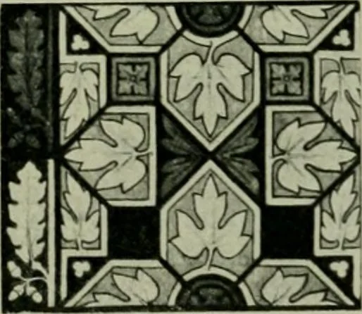 An illustration from Die rheinischen Glasmalereien vom 12. bis zum 16. Jahrhundert, 1912, leaf 197