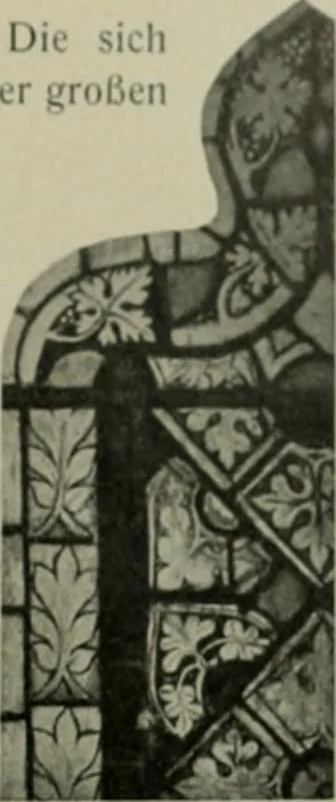An illustration from Die rheinischen Glasmalereien vom 12. bis zum 16. Jahrhundert, 1912, leaf 198