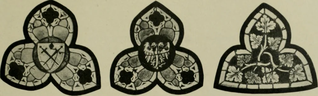 An illustration from Die rheinischen Glasmalereien vom 12. bis zum 16. Jahrhundert, 1912, leaf 202