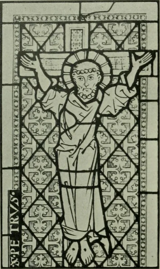 An illustration from Die rheinischen Glasmalereien vom 12. bis zum 16. Jahrhundert, 1912, leaf 203