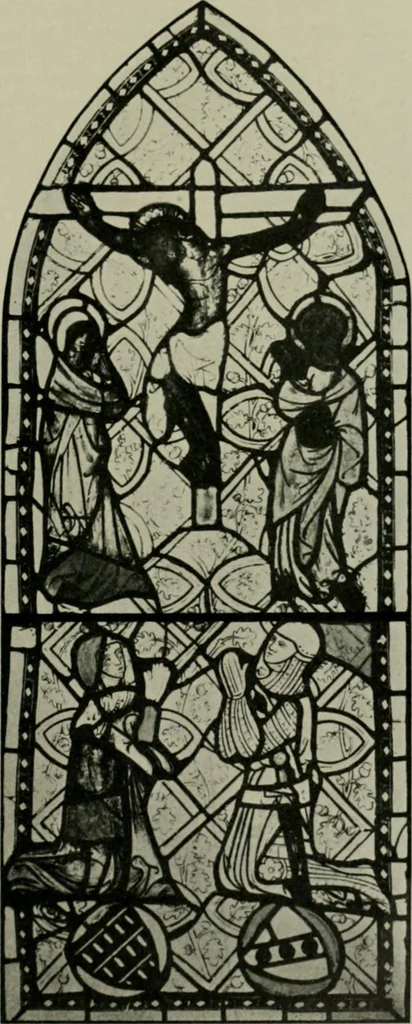 An illustration from Die rheinischen Glasmalereien vom 12. bis zum 16. Jahrhundert, 1912, leaf 204
