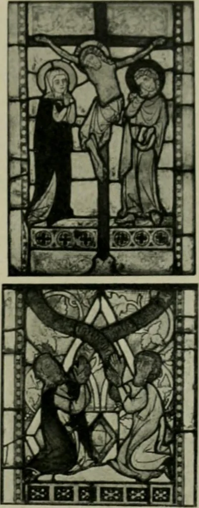 An illustration from Die rheinischen Glasmalereien vom 12. bis zum 16. Jahrhundert, 1912, leaf 206