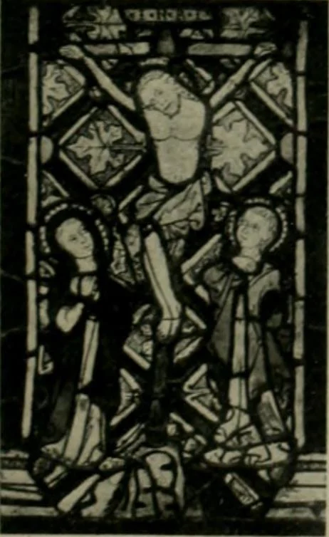 An illustration from Die rheinischen Glasmalereien vom 12. bis zum 16. Jahrhundert, 1912, leaf 206