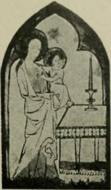 An illustration from Die rheinischen Glasmalereien vom 12. bis zum 16. Jahrhundert, 1912, leaf 210