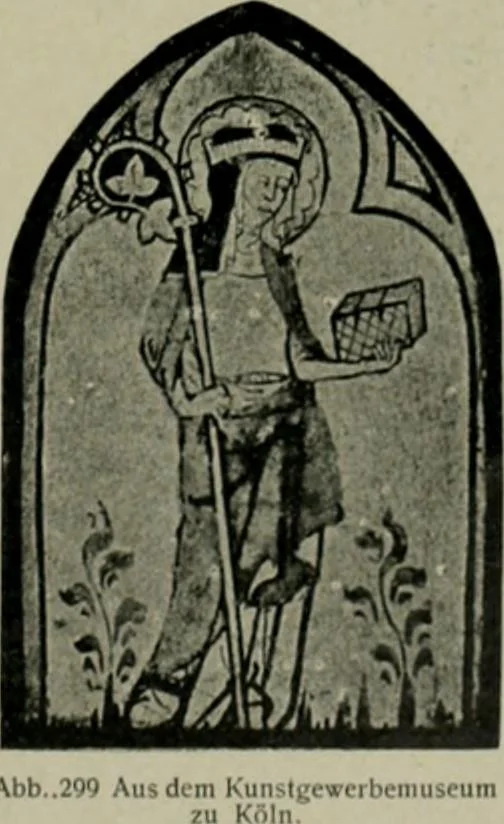 An illustration from Die rheinischen Glasmalereien vom 12. bis zum 16. Jahrhundert, 1912, leaf 210