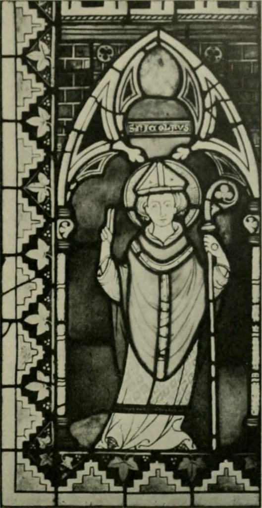An illustration from Die rheinischen Glasmalereien vom 12. bis zum 16. Jahrhundert, 1912, leaf 214