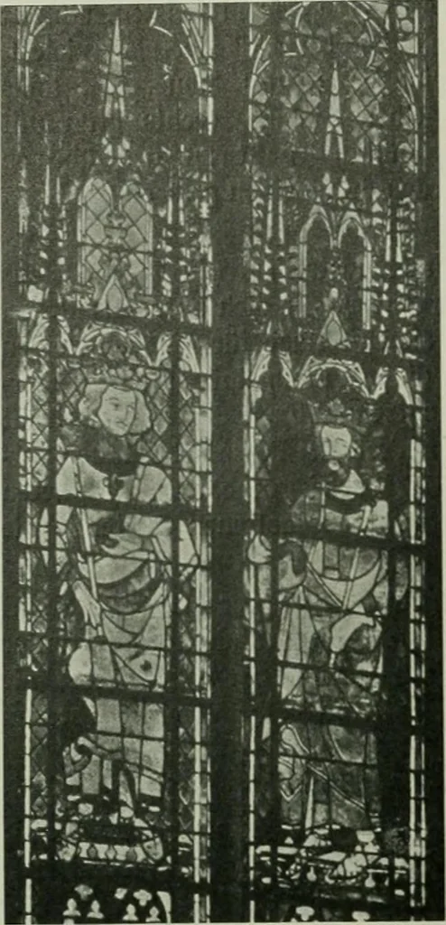 An illustration from Die rheinischen Glasmalereien vom 12. bis zum 16. Jahrhundert, 1912, leaf 223