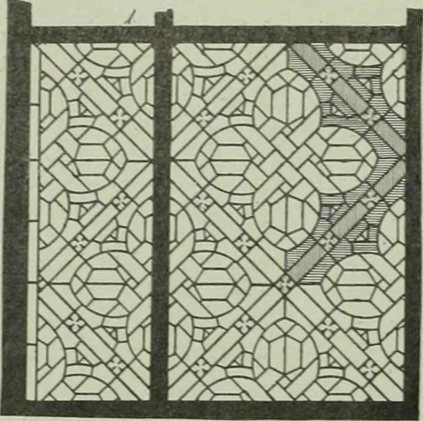 An illustration from Die rheinischen Glasmalereien vom 12. bis zum 16. Jahrhundert, 1912, leaf 225