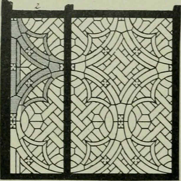 An illustration from Die rheinischen Glasmalereien vom 12. bis zum 16. Jahrhundert, 1912, leaf 225