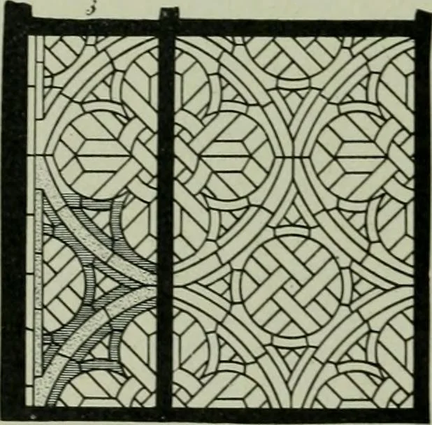 An illustration from Die rheinischen Glasmalereien vom 12. bis zum 16. Jahrhundert, 1912, leaf 225