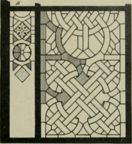 An illustration from Die rheinischen Glasmalereien vom 12. bis zum 16. Jahrhundert, 1912, leaf 226
