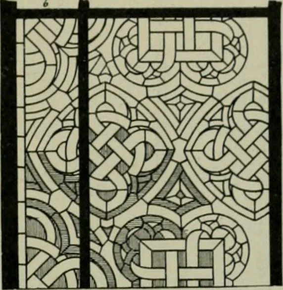 An illustration from Die rheinischen Glasmalereien vom 12. bis zum 16. Jahrhundert, 1912, leaf 226