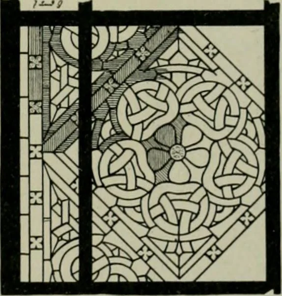 An illustration from Die rheinischen Glasmalereien vom 12. bis zum 16. Jahrhundert, 1912, leaf 226
