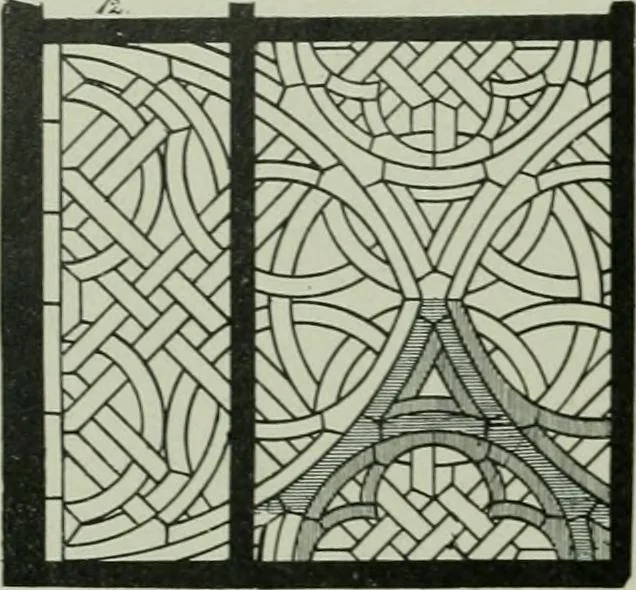 An illustration from Die rheinischen Glasmalereien vom 12. bis zum 16. Jahrhundert, 1912, leaf 227