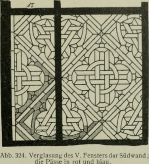 An illustration from Die rheinischen Glasmalereien vom 12. bis zum 16. Jahrhundert, 1912, leaf 228