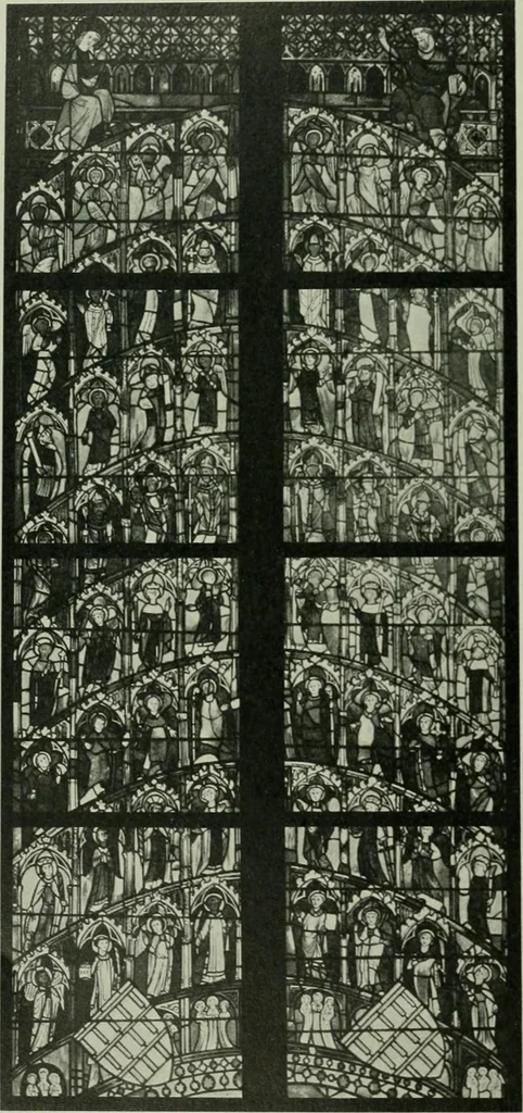 An illustration from Die rheinischen Glasmalereien vom 12. bis zum 16. Jahrhundert, 1912, leaf 235
