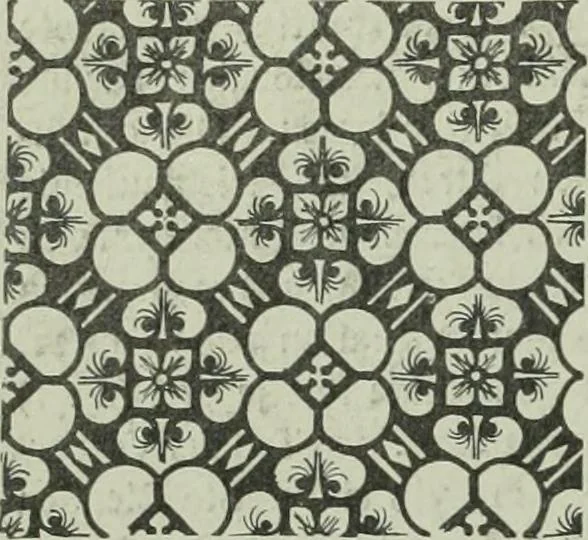 An illustration from Die rheinischen Glasmalereien vom 12. bis zum 16. Jahrhundert, 1912, leaf 241