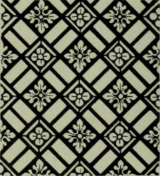 An illustration from Die rheinischen Glasmalereien vom 12. bis zum 16. Jahrhundert, 1912, leaf 243