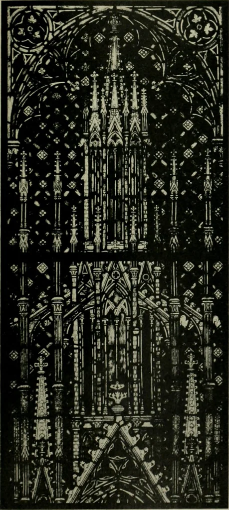 An illustration from Die rheinischen Glasmalereien vom 12. bis zum 16. Jahrhundert, 1912, leaf 246