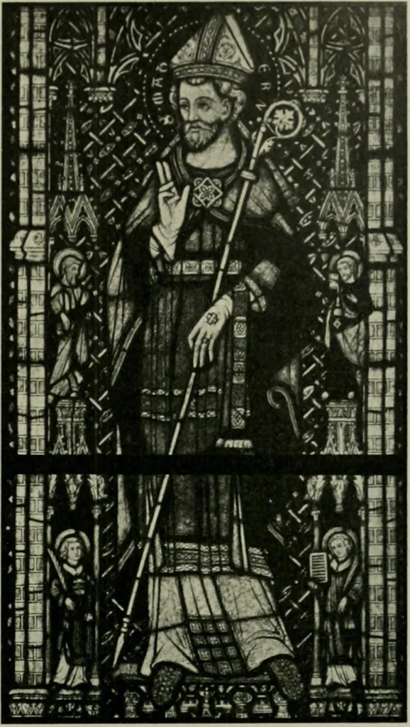 An illustration from Die rheinischen Glasmalereien vom 12. bis zum 16. Jahrhundert, 1912, leaf 246