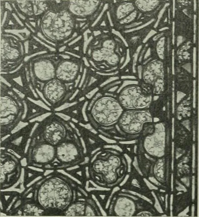 An illustration from Die rheinischen Glasmalereien vom 12. bis zum 16. Jahrhundert, 1912, leaf 247