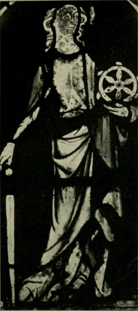 An illustration from Die rheinischen Glasmalereien vom 12. bis zum 16. Jahrhundert, 1912, leaf 258